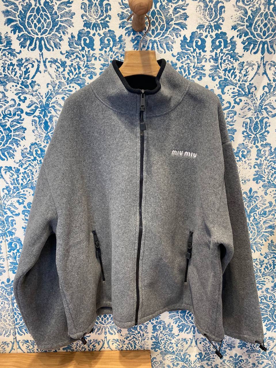 miu shaker gray jacket