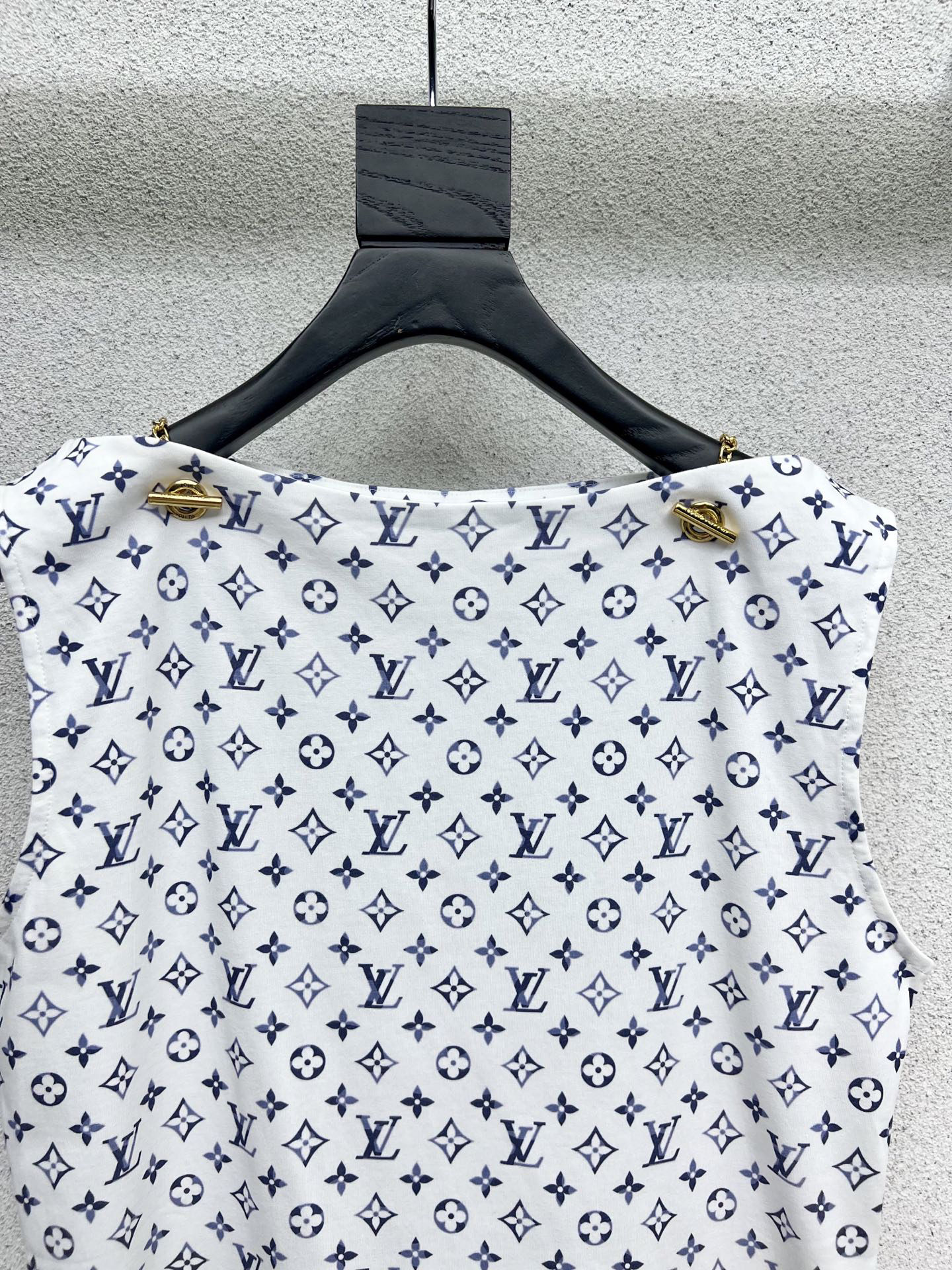 LOUIS VUIT25SS Old Flower Short Sleeve Dress