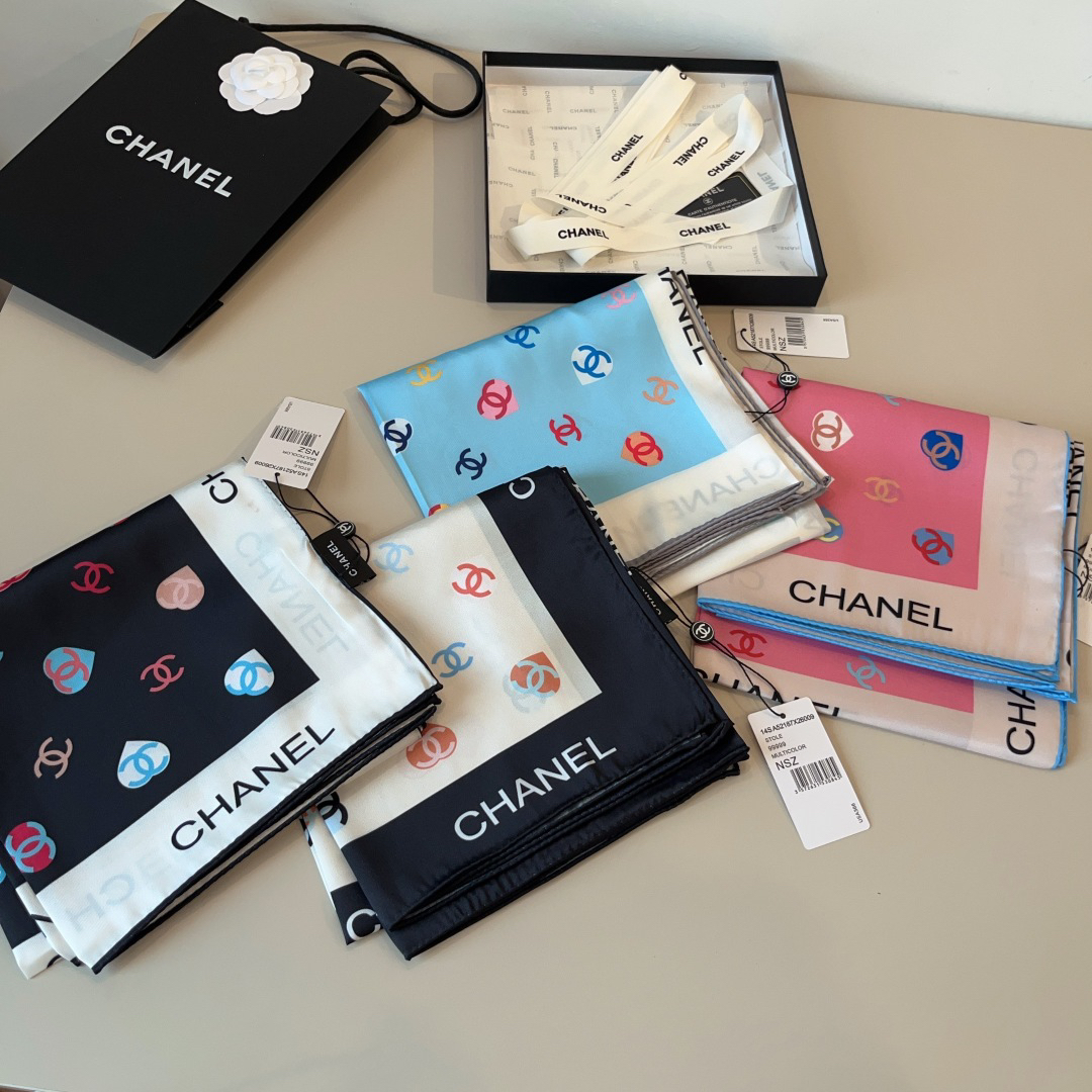 CHANE Butterfly Knot Square Scarf