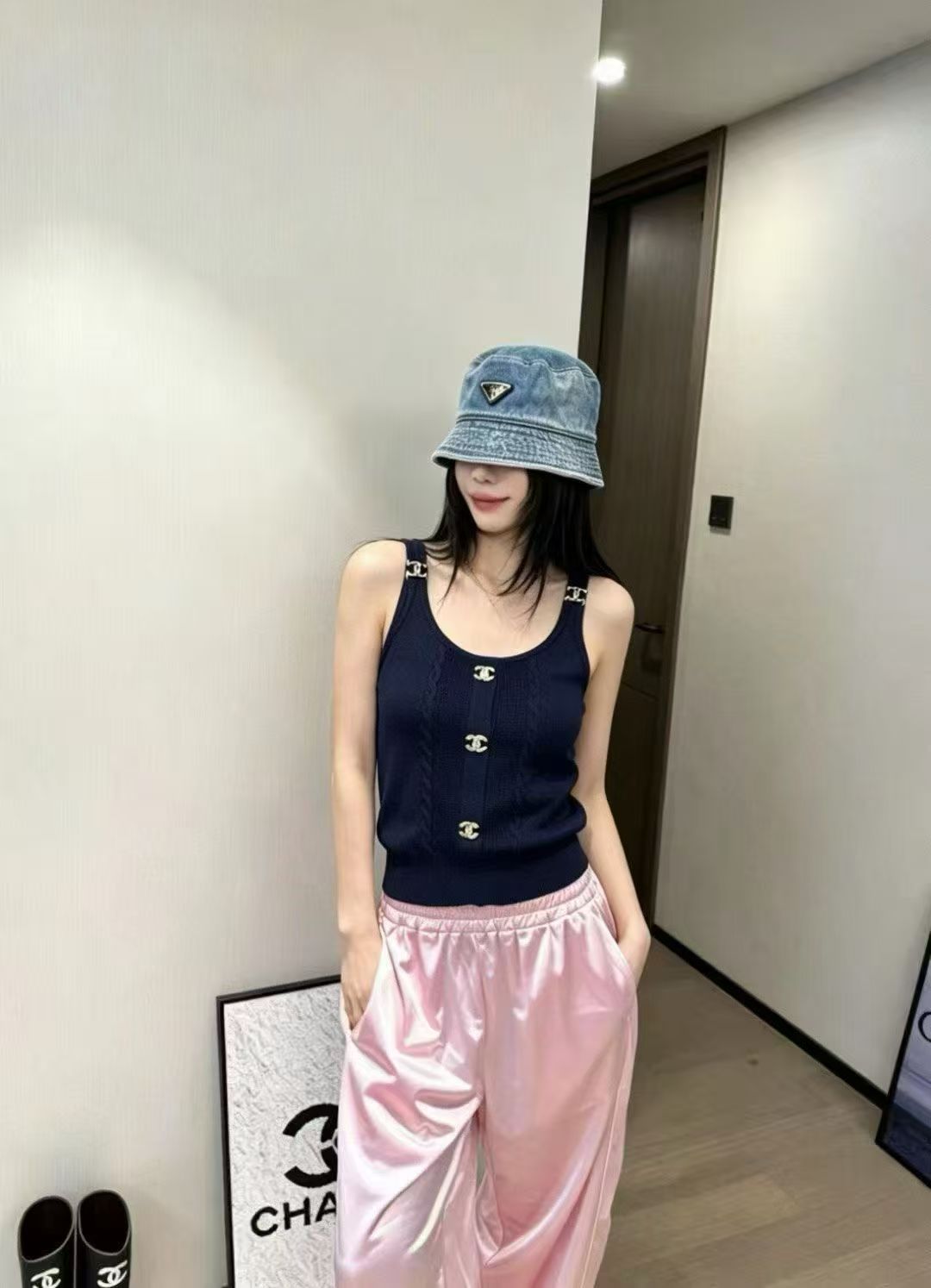 CC Metal-CC Knit Tank Top