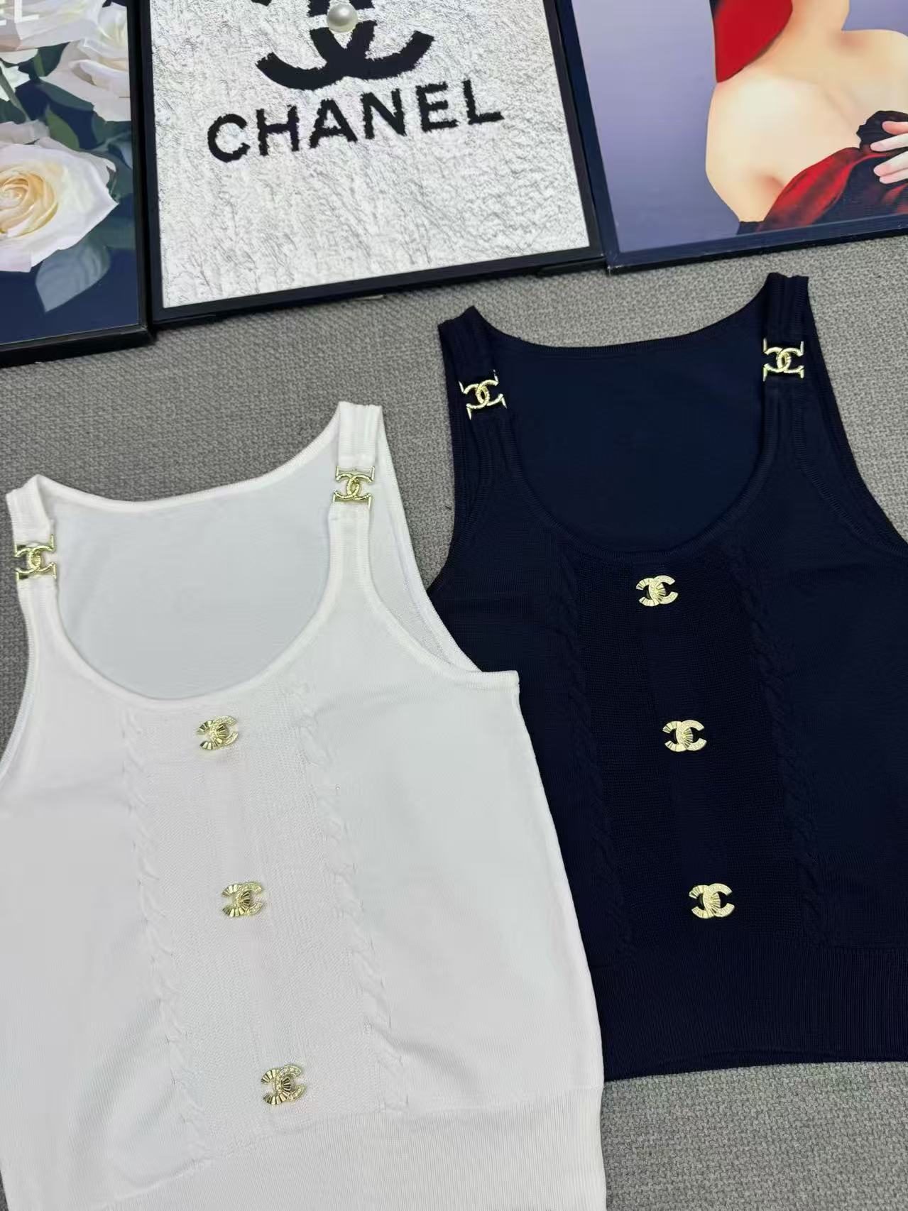 CC Metal-CC Knit Tank Top