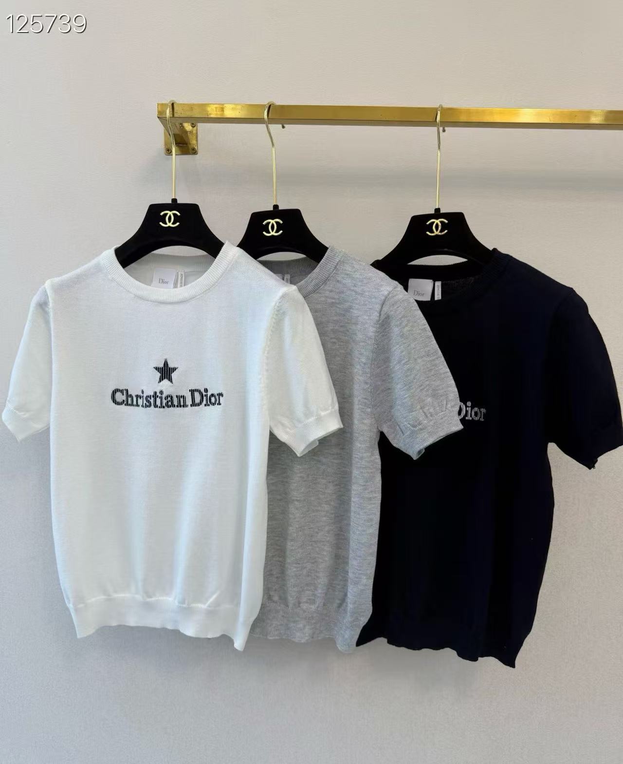 DD Star Logo Short Sleeve Knit T-shirt