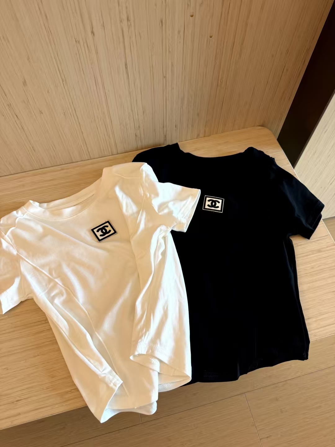 CC Minimalist Square Double-C Logo Cotton Short-Sleeve T-Shirt