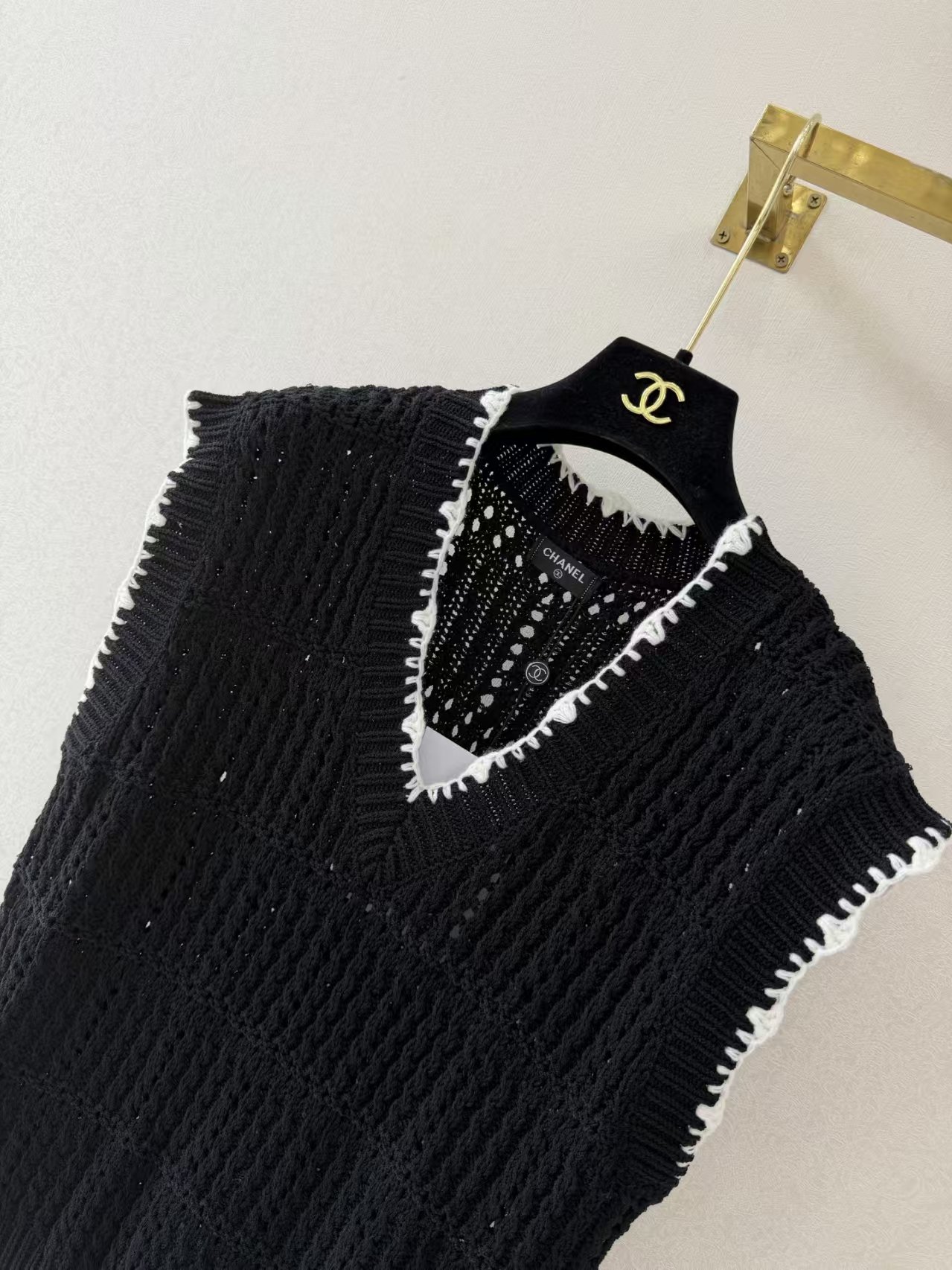 CC knitted vest