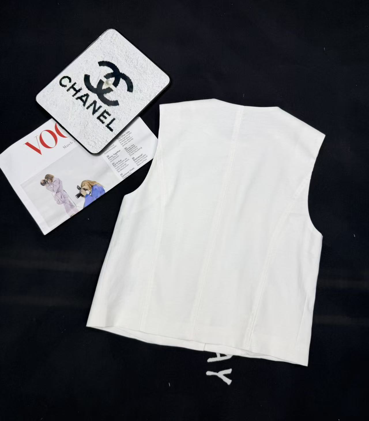 2026 Summer New French Cha-Style Sleeveless Vest