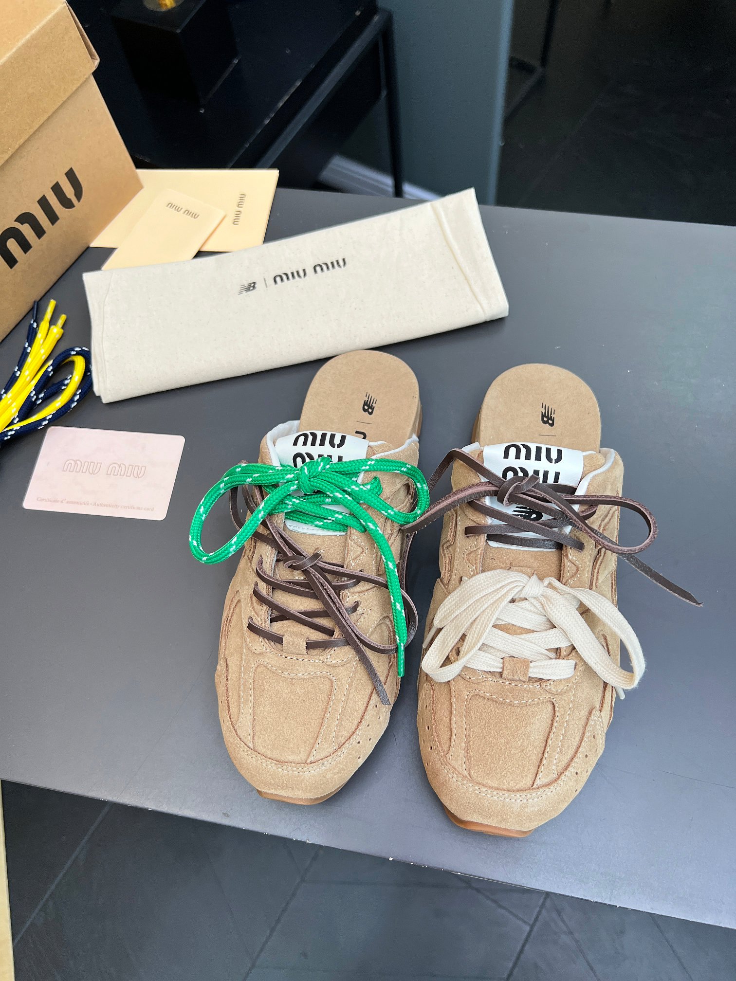 NEW BA x Miu Casual Sneakers