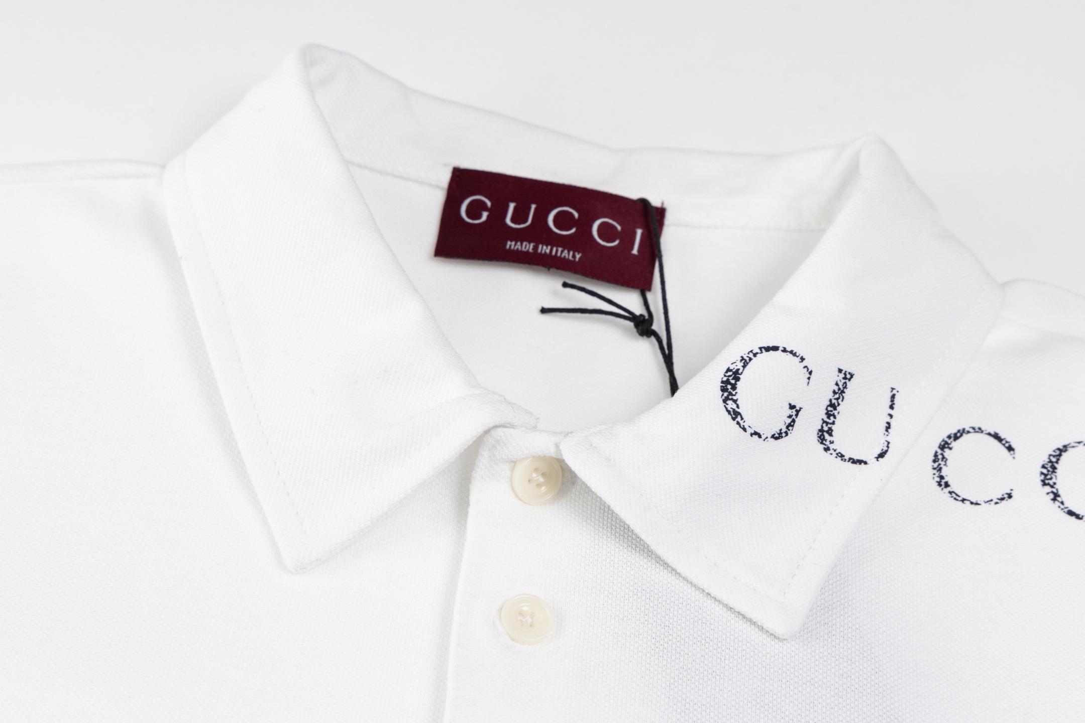 GG 25SS Collar printed polo shirt
