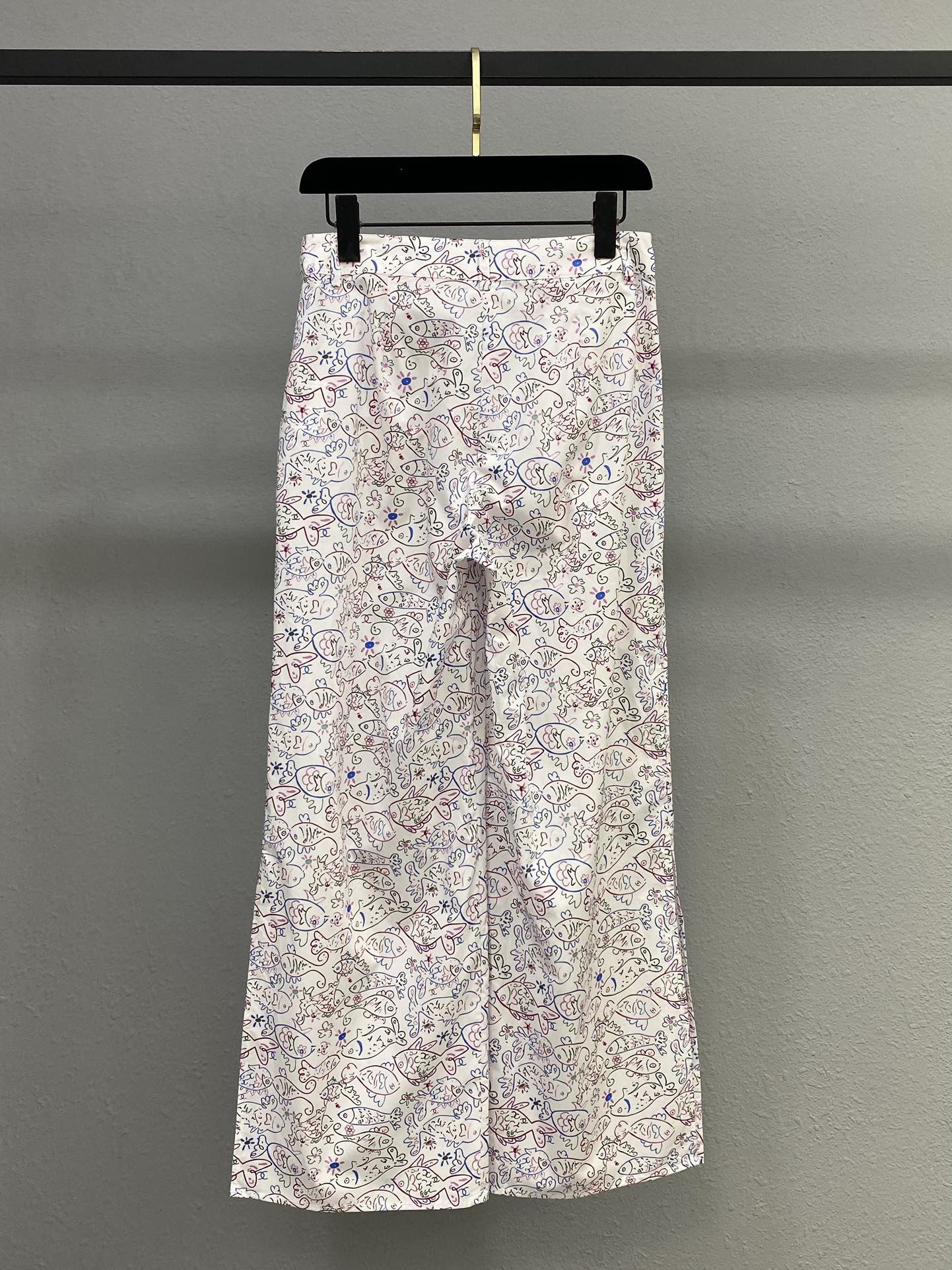 XX Full printed graffiti pants