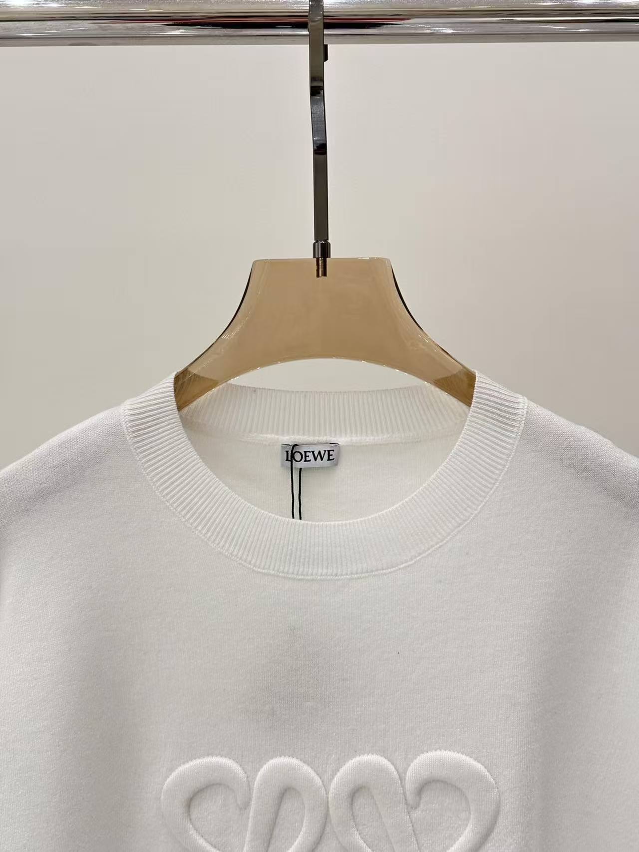LEW 25SS Round neck knitted pullover sweater