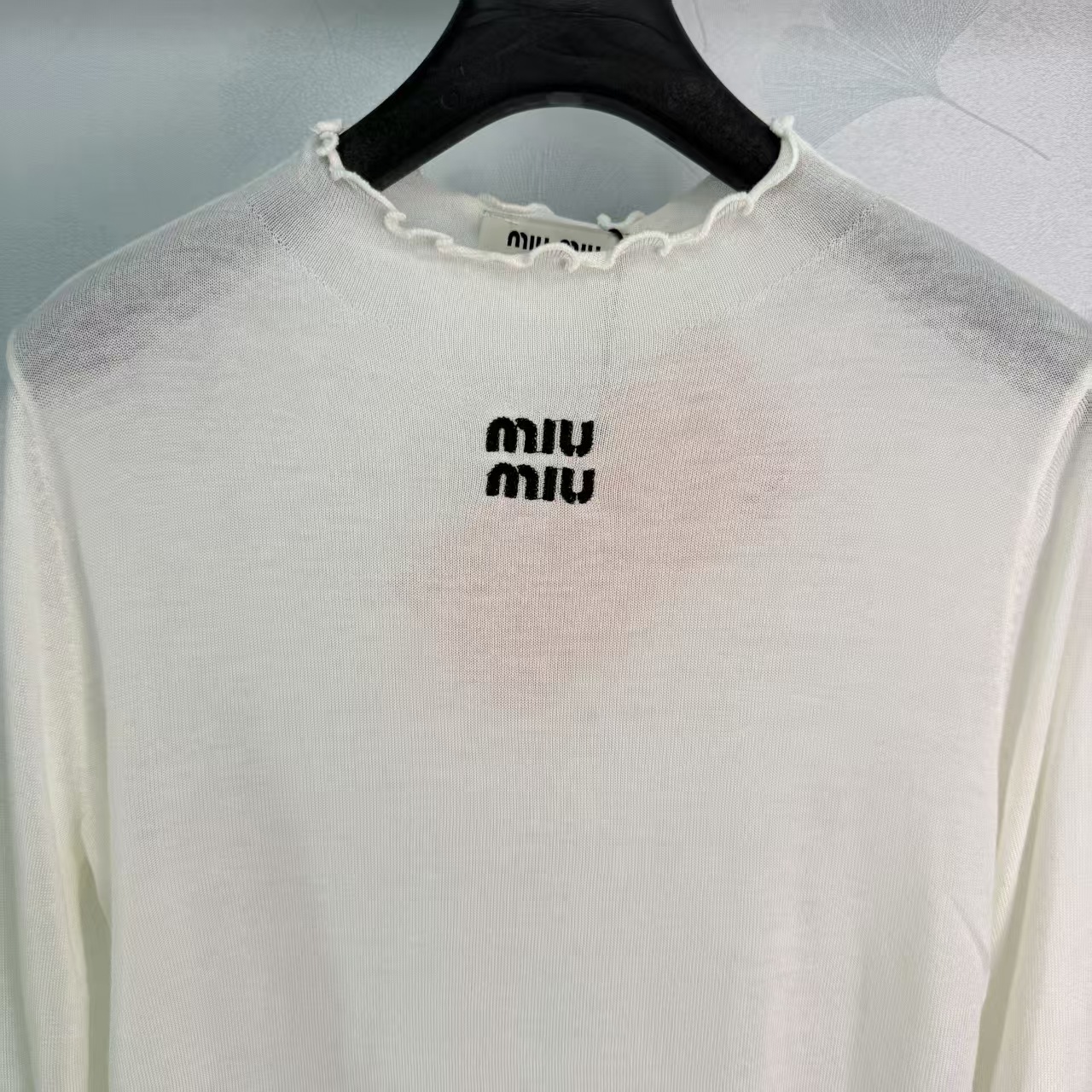 Mi* 2026 Early Autumn New Style Lettuce-edge Knit Long Sleeve Top!