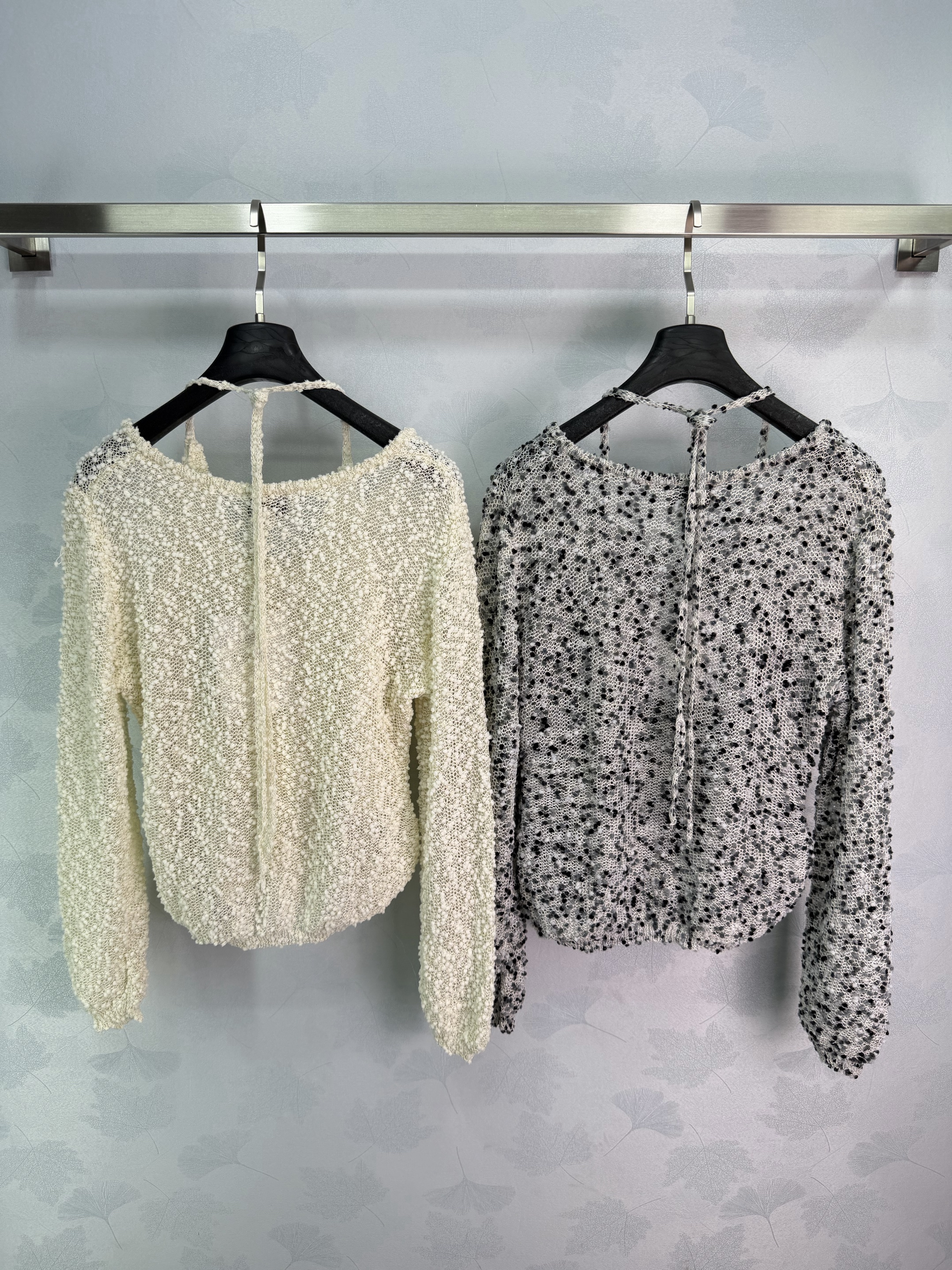  Ch* 2026 Early Autumn New V-neck Fake Two-piece Long sleeve Tunic