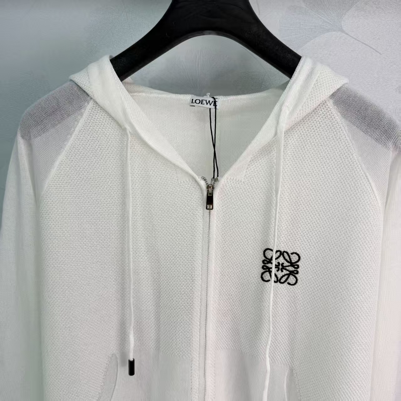  LOE* 2026 Early Autumn New Hooded Zipper KnitLong Sleeve Cardigan