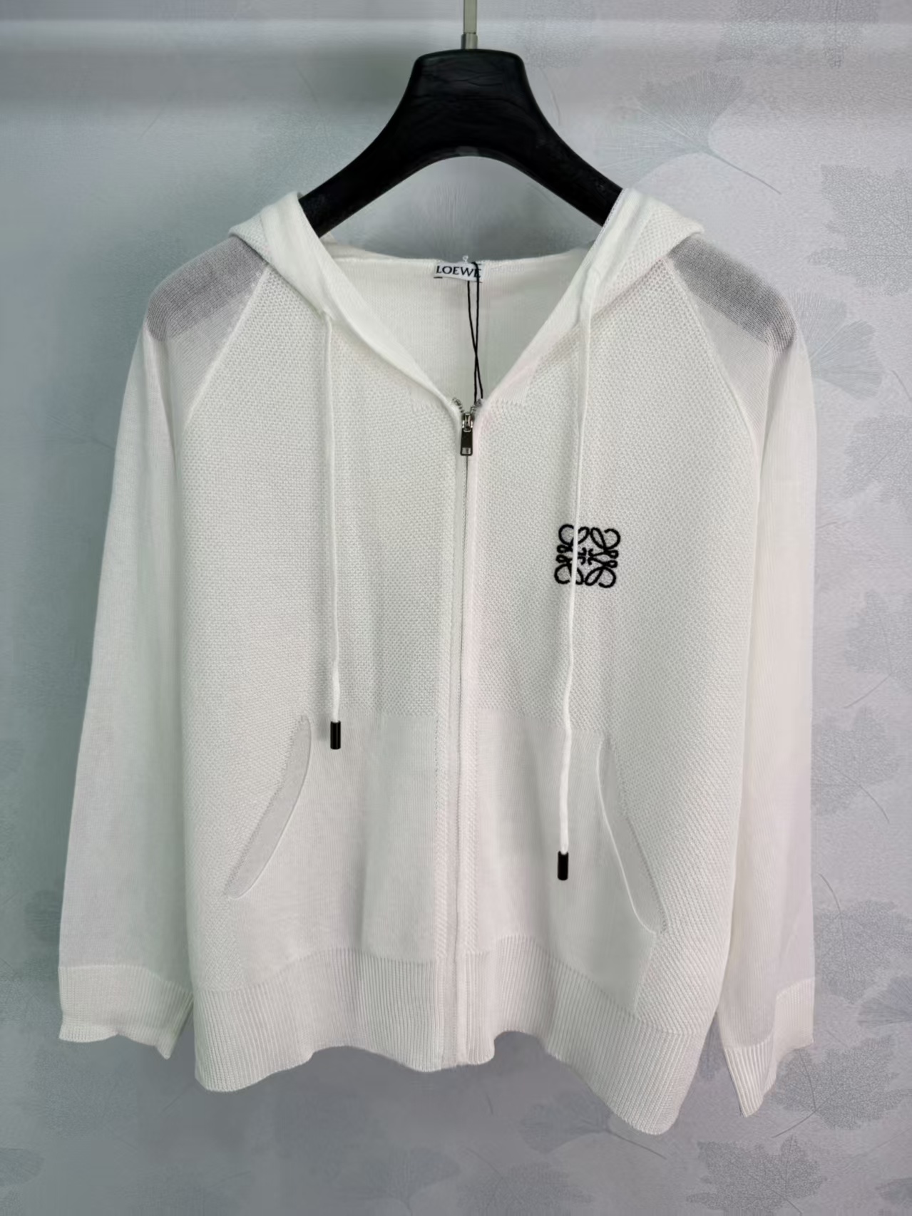  LOE* 2026 Early Autumn New Hooded Zipper KnitLong Sleeve Cardigan