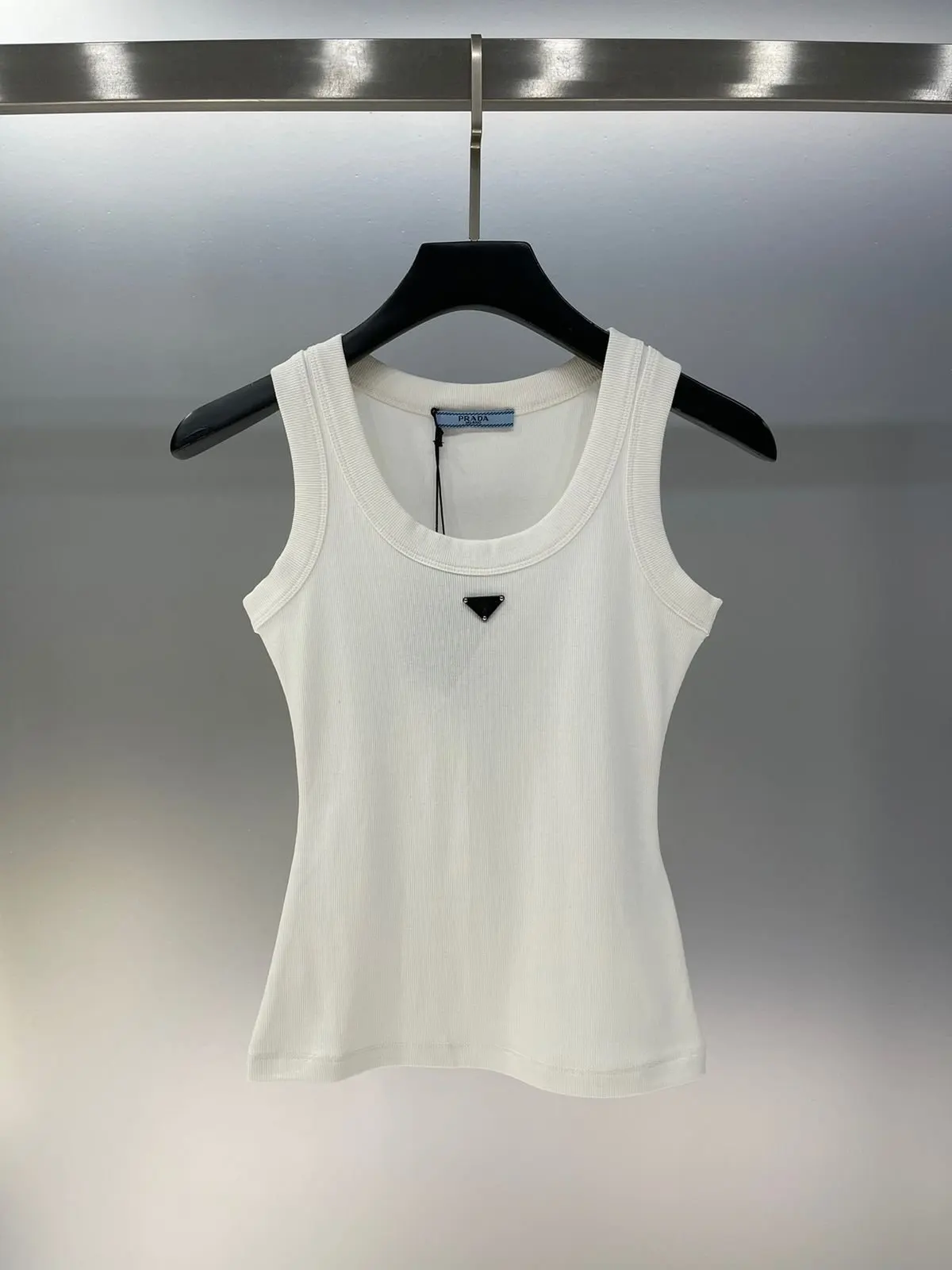 P3D Triangle Logo Knit Tank Top