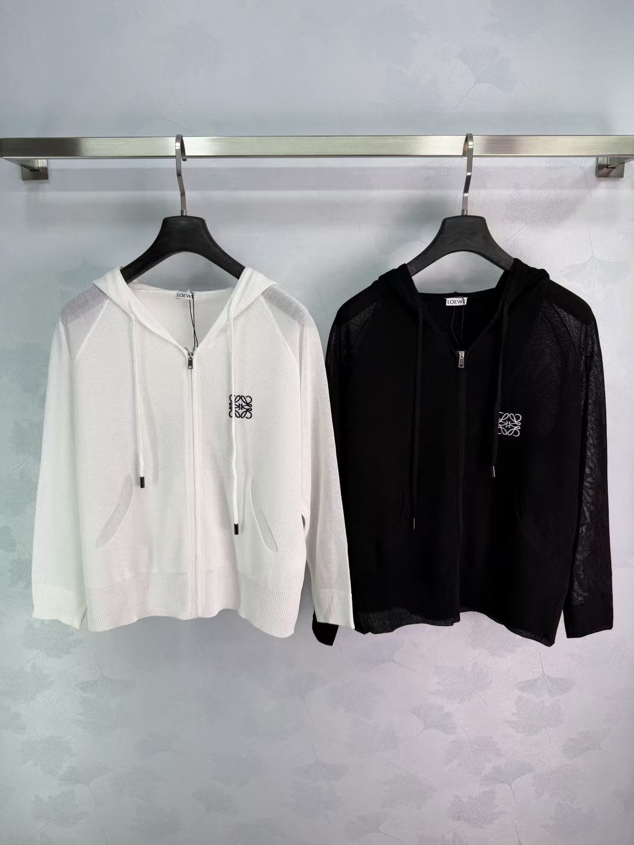  LOE* 2026 Early Autumn New Hooded Zipper KnitLong Sleeve Cardigan