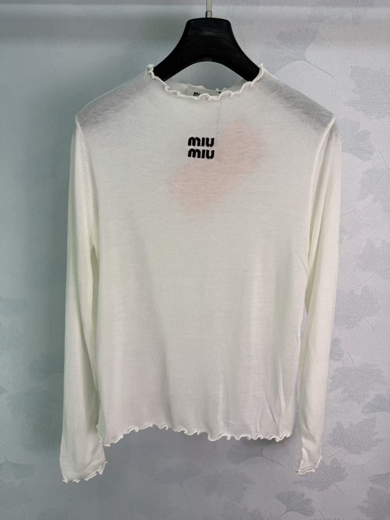 Mi* 2026 Early Autumn New Style Lettuce-edge Knit Long Sleeve Top!