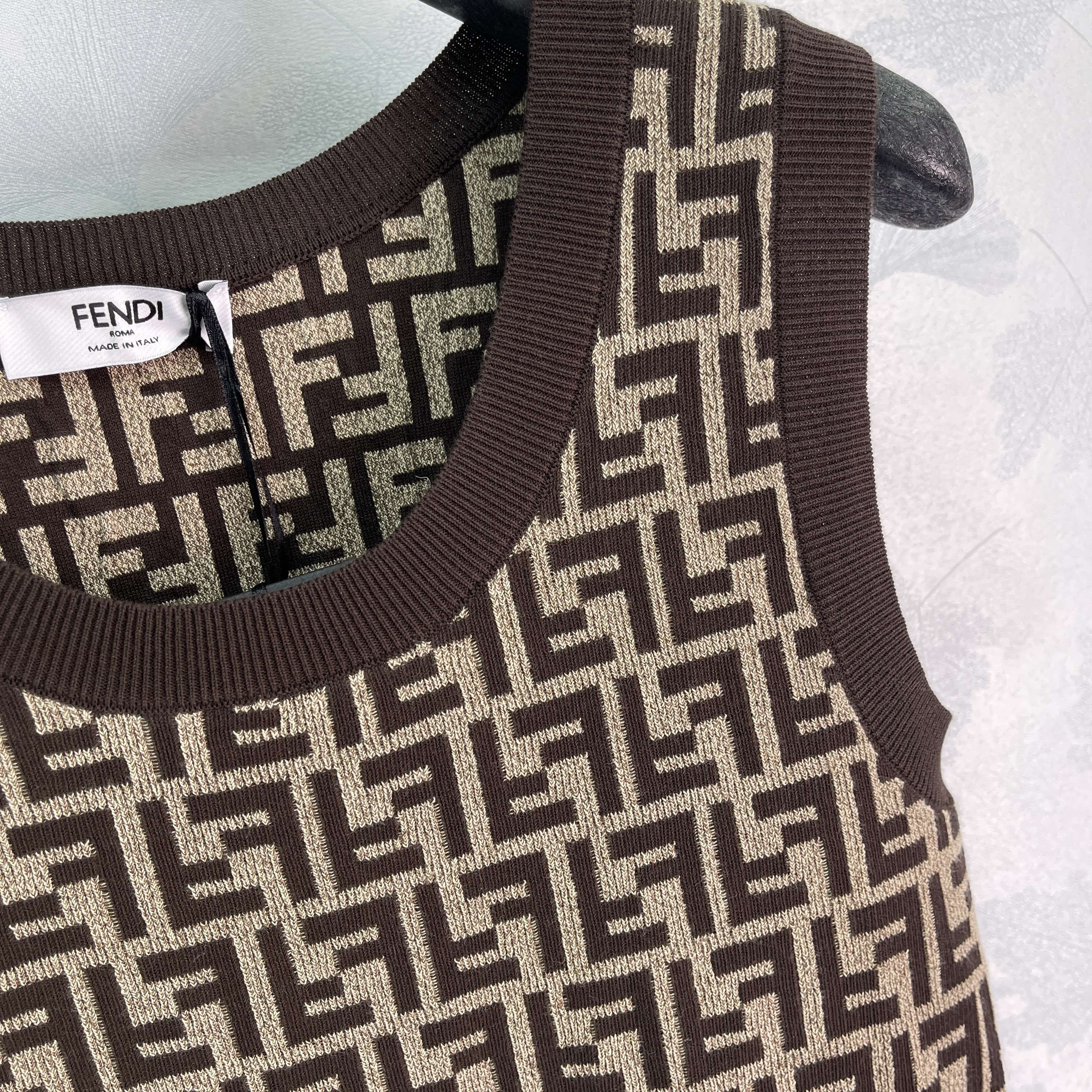 FE* 2026 Spring/Summer New Jacquard Knit Vest