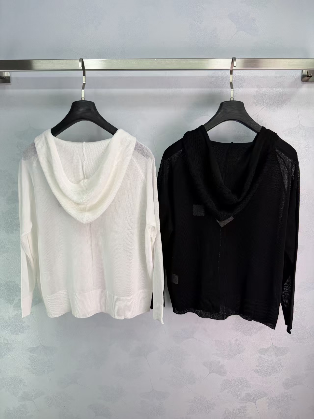  LOE* 2026 Early Autumn New Hooded Zipper KnitLong Sleeve Cardigan