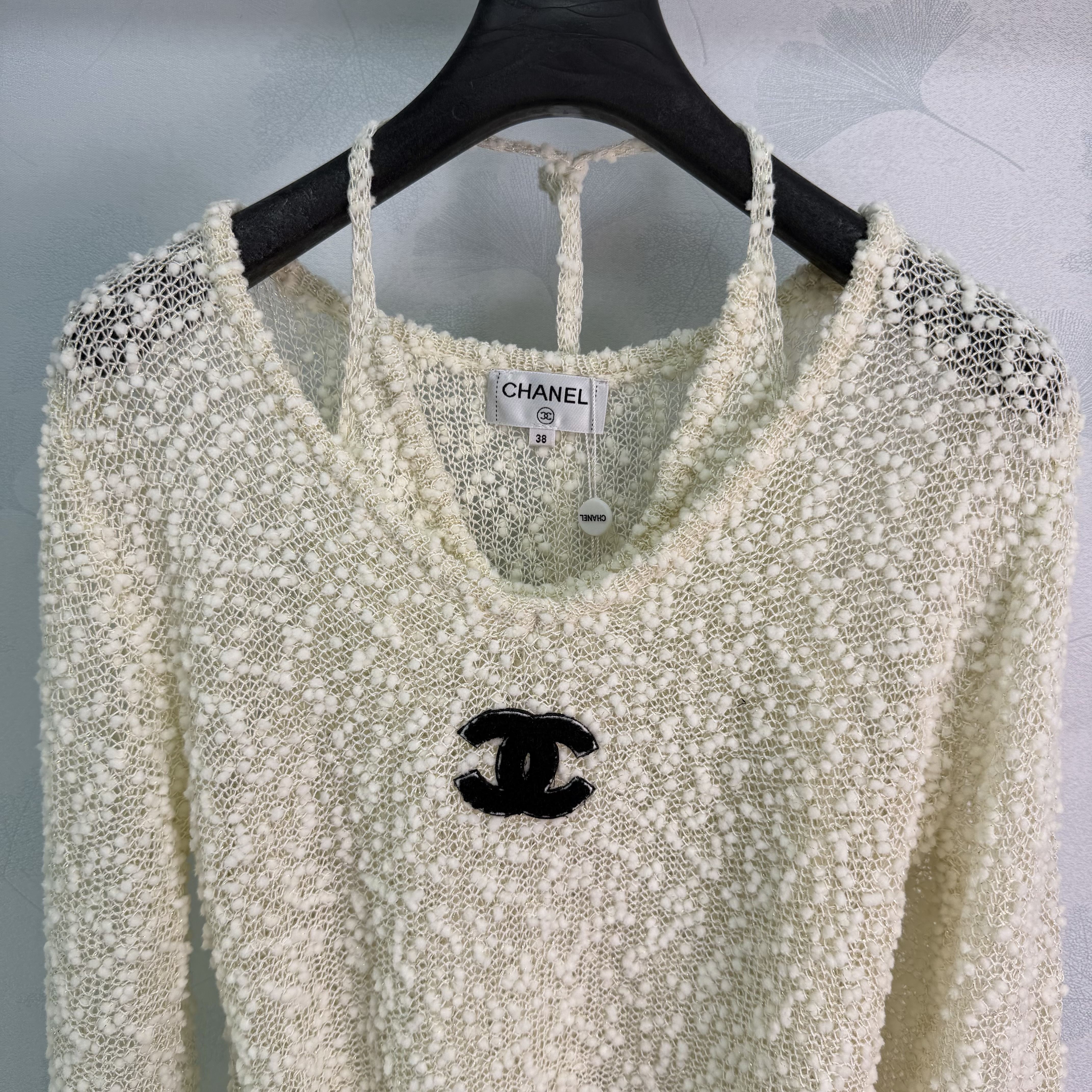  Ch* 2026 Early Autumn New V-neck Fake Two-piece Long sleeve Tunic