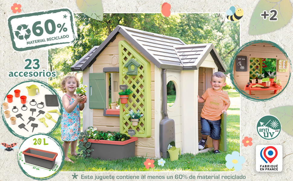 7600810408 Garden House Smoby Life