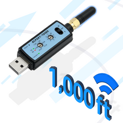 CHIPSEN RCPORT-TD420 Long Range Bluetooth Wireless RS232 Serial Adapter with USB-A Connector 1000 feet transmit distancel