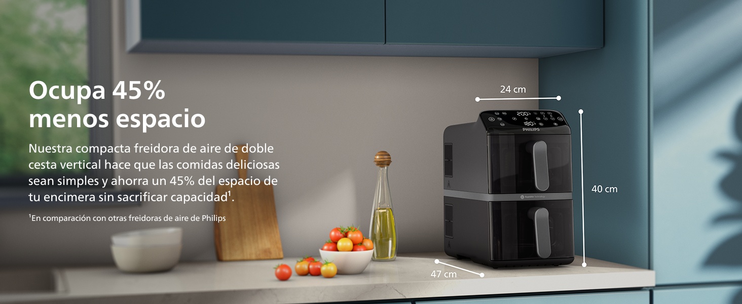El texto dice «Oqupa 95% metrics brigade». Interior de cocina moderno con electrodomésticos y encimera, que muestra los elementos de la interfaz superpuestos sobre la escena.