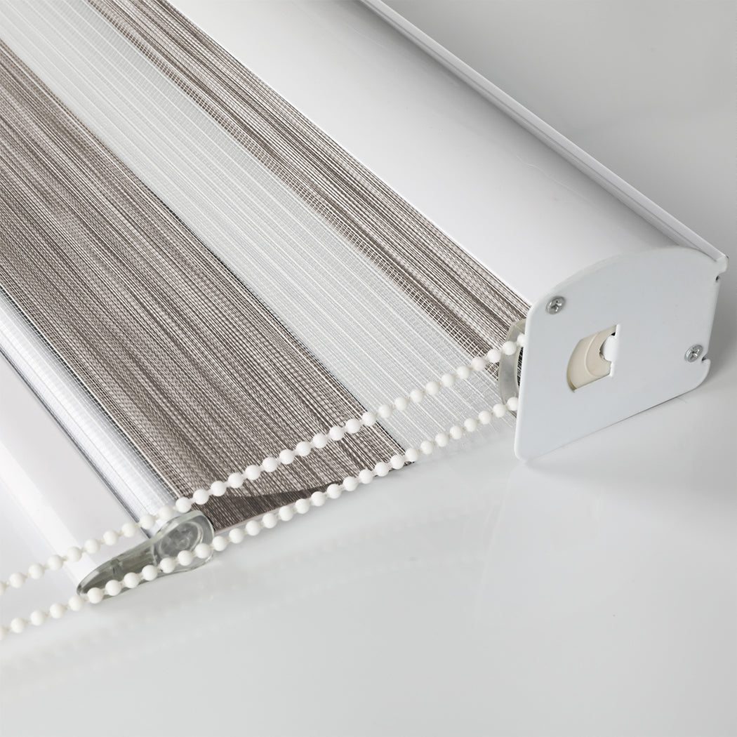  Blackout Zebra Roller Blind Curtains 150x210 Beige