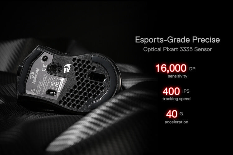 Redragon M808 Storm Pro RGB Wireless honeycomb RGB Gaming Mouse