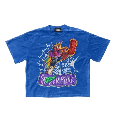 Royal Blue “Spidey Punk” Tshirt