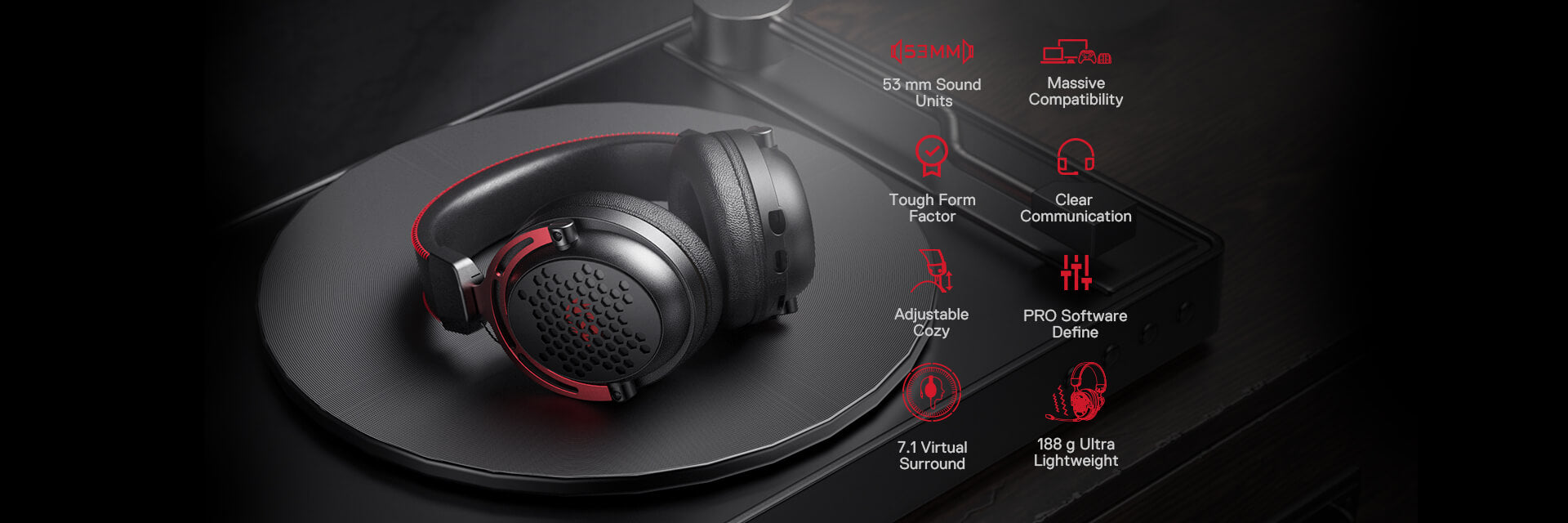 Redragon H386 Diomedes Wired Gaming Headset