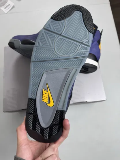 Nike Air Jordan 4 Retro Lakers Imperial Purple | FV5029-500 | NEW
