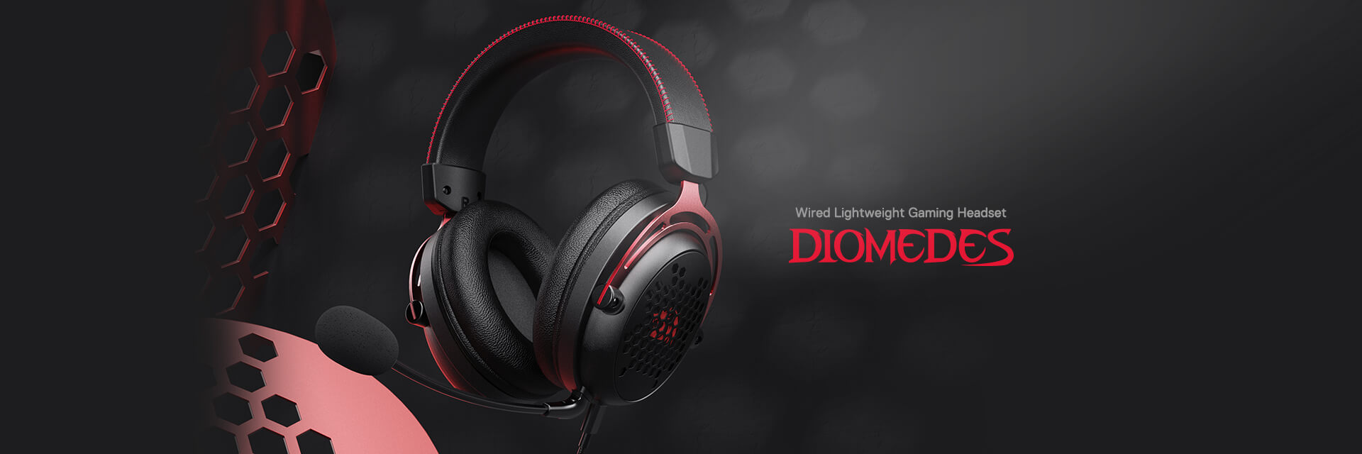 Redragon DIOMEDES H386 7.1 Surround Sound PC Gaming Headset with Mic