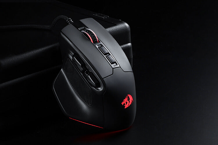 7 Programmable Buttons Wired RGB Gamer Mouse w/Ergonomic Natural Grip Build
