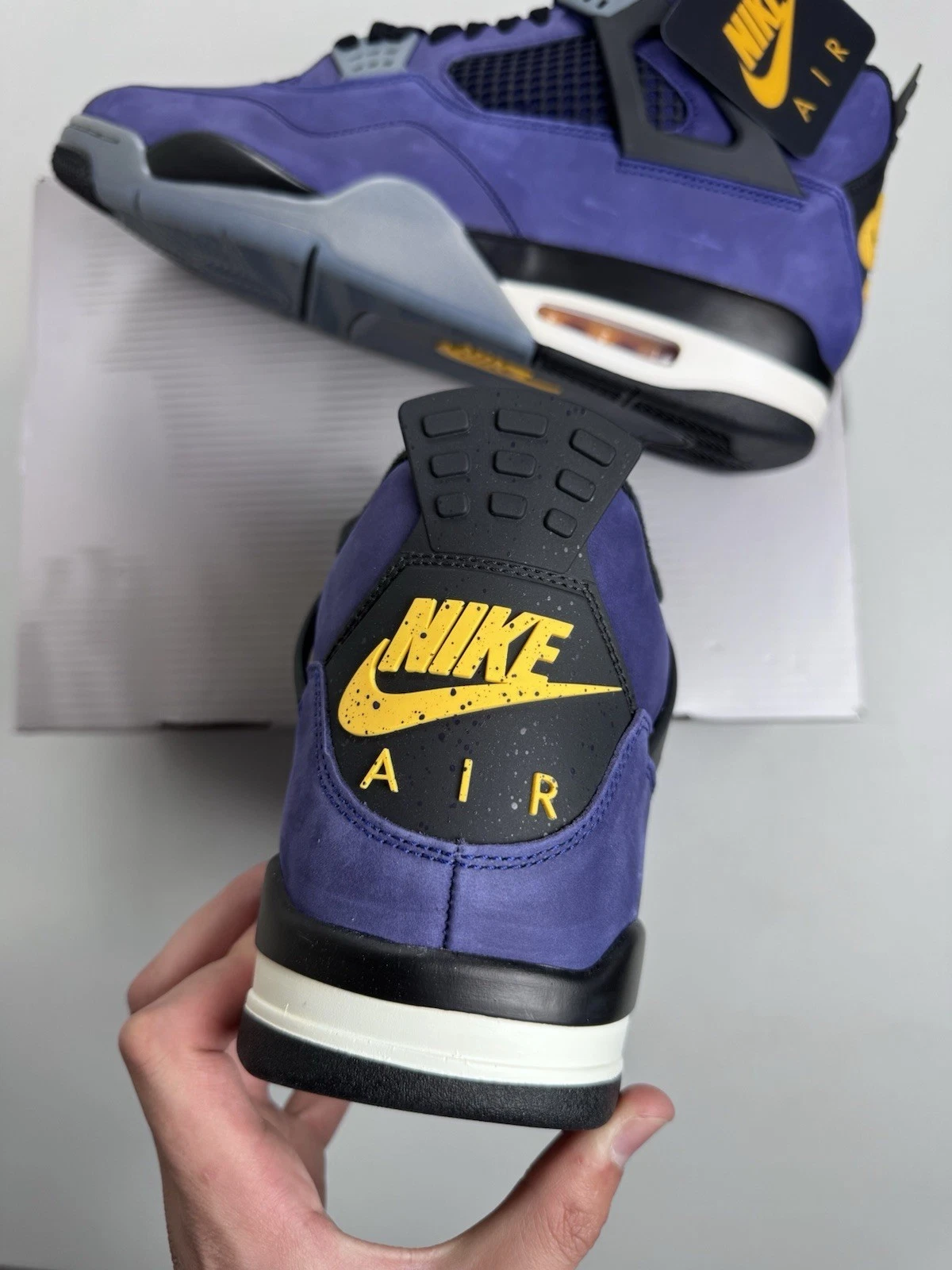 Nike Air Jordan 4 Retro Lakers Imperial Purple | FV5029-500 | NEW