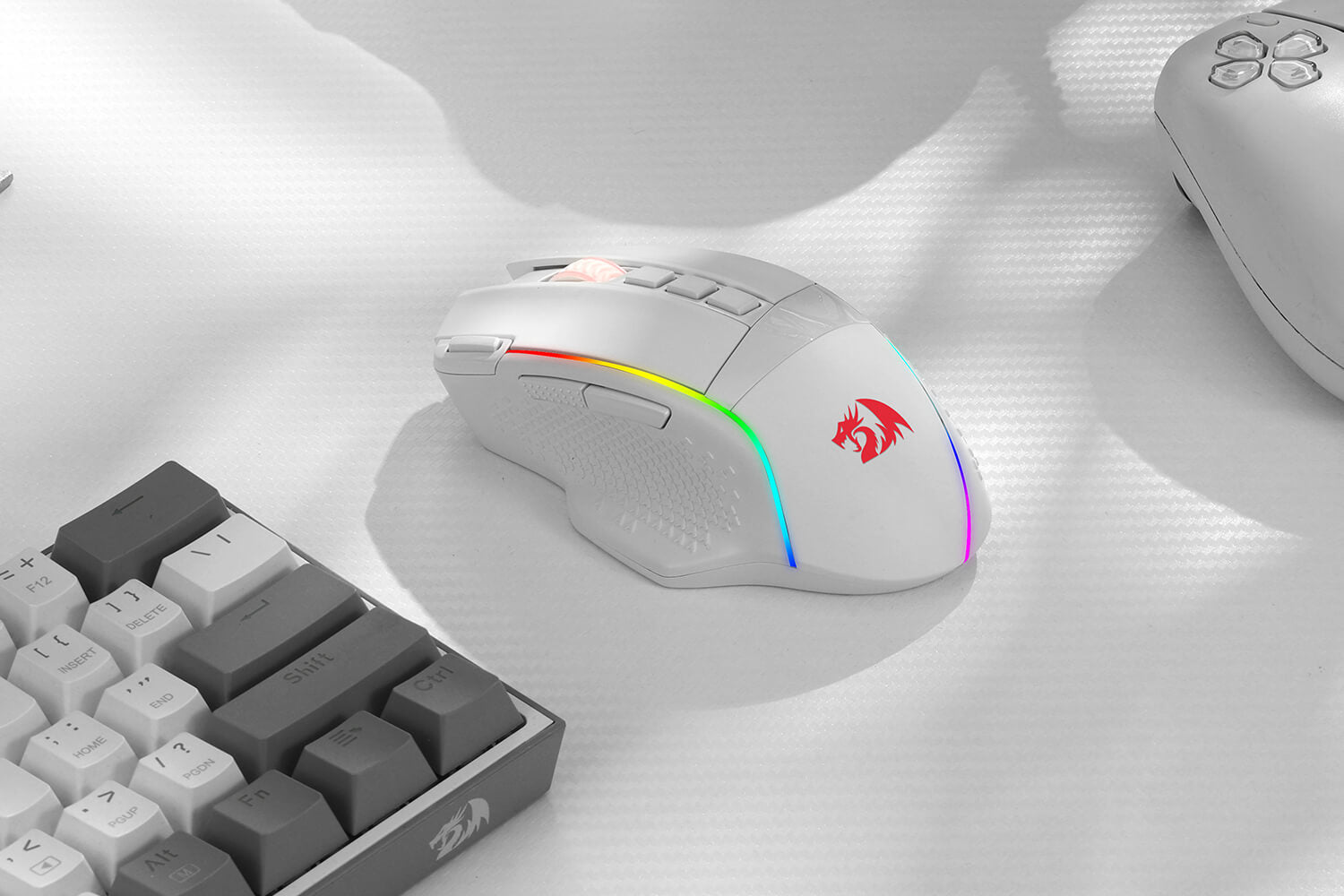 Redragon M991 Wireless Gaming Mouse with various lighting modes