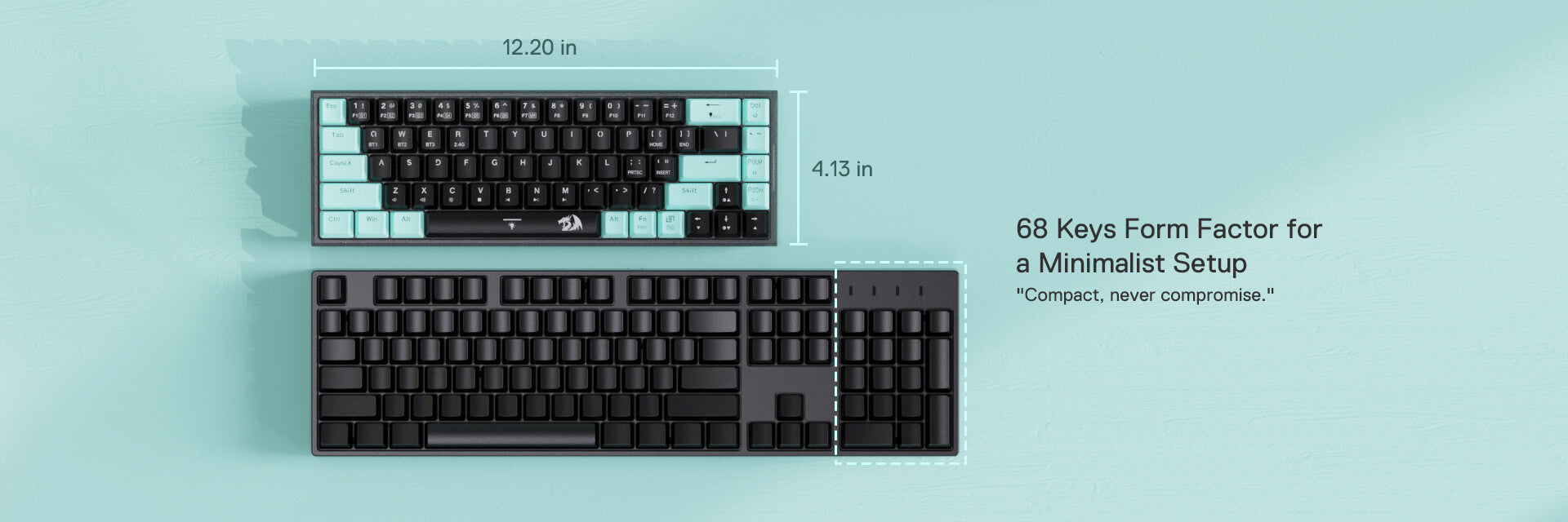 green keyboard