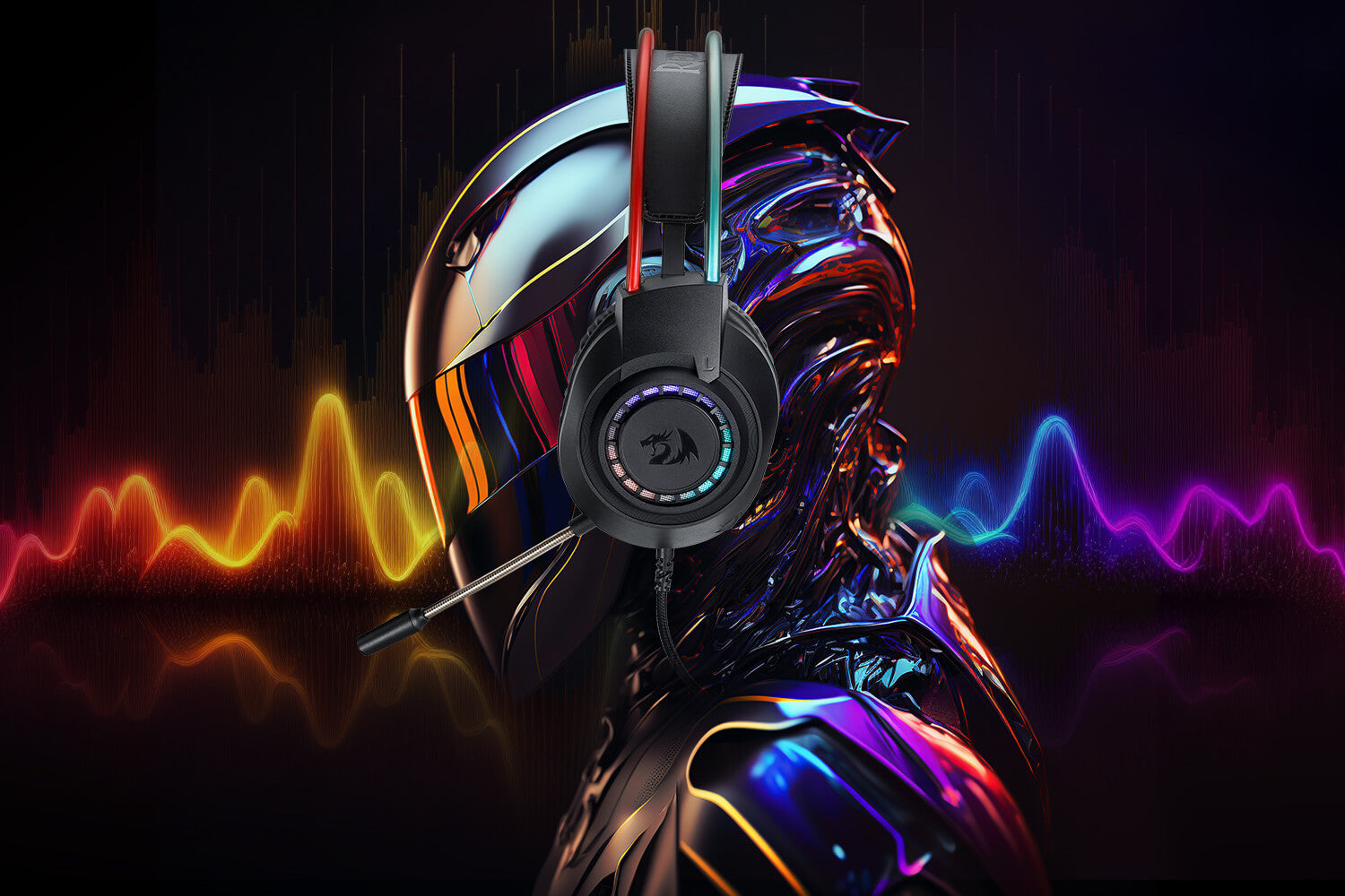 Redragon H231 SCREAM Wired Gaming Headset