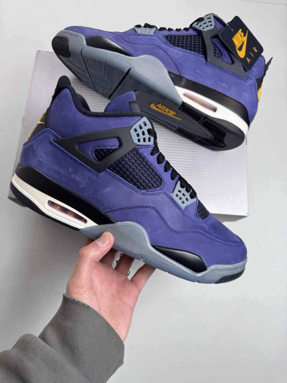 Nike Air Jordan 4 Retro Lakers Imperial Purple | FV5029-500 | NEW