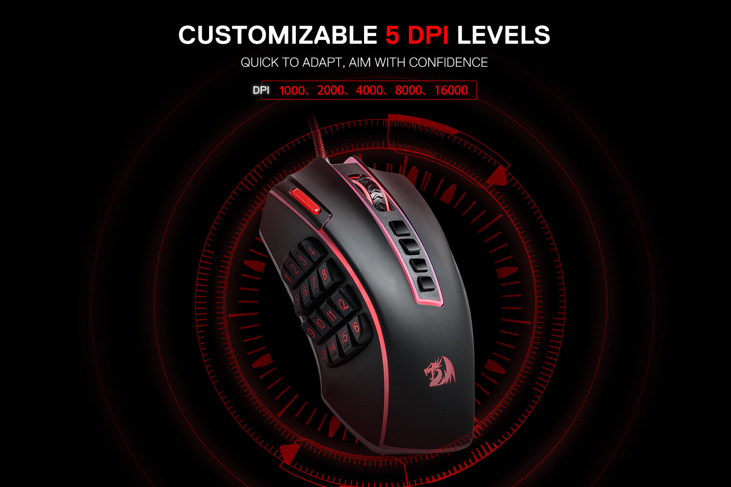 Redragon M990 MMO Gaming Mouse