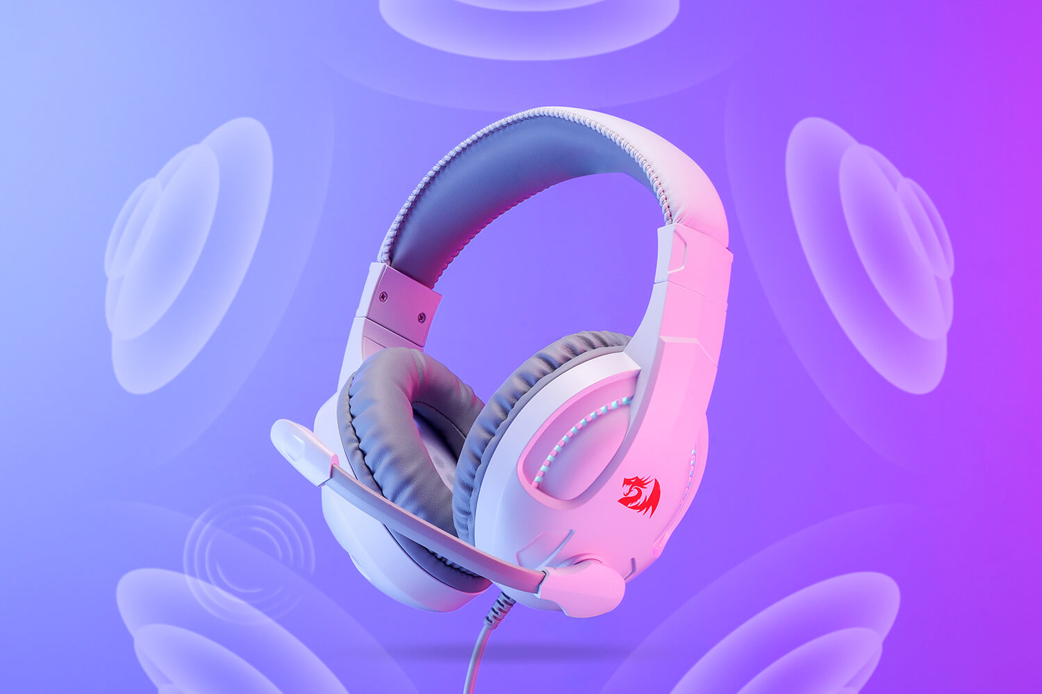 Redragon H211 Cronus Black/White Wired Gaming Headset