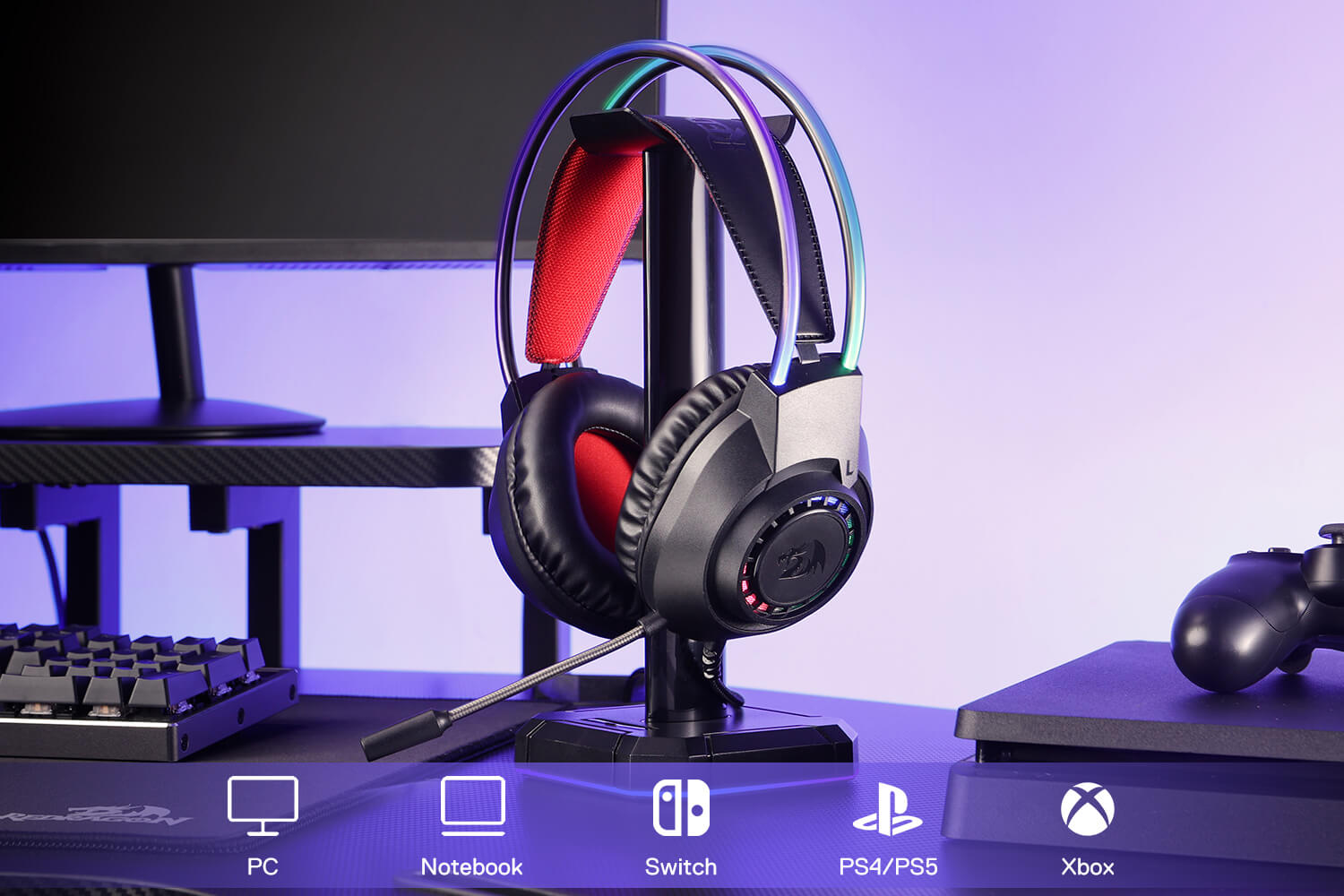 Redragon H231 SCREAM Wired Gaming Headset