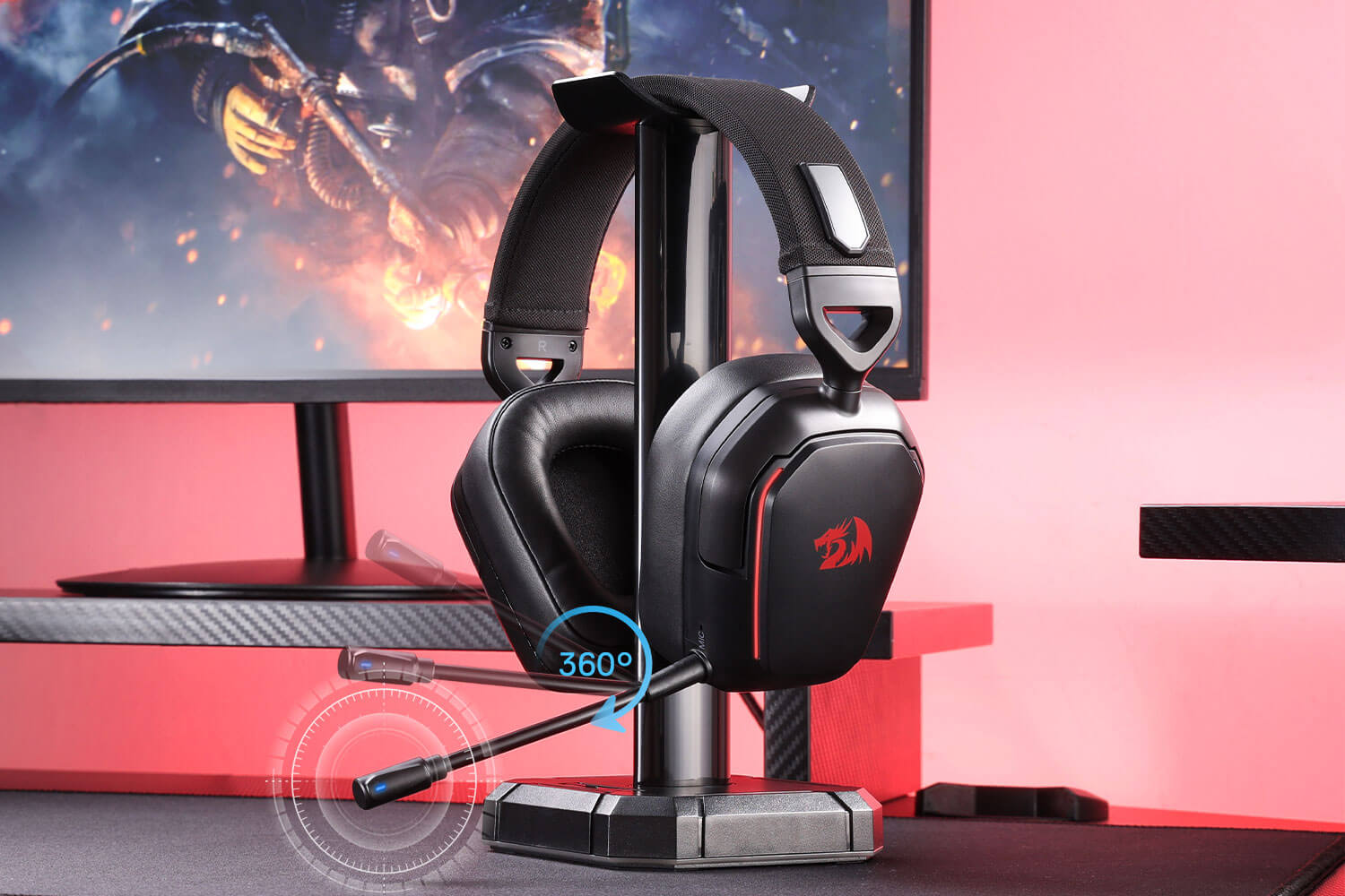 Redragon H868 3-Mode Wireless RGB Gaming Headset