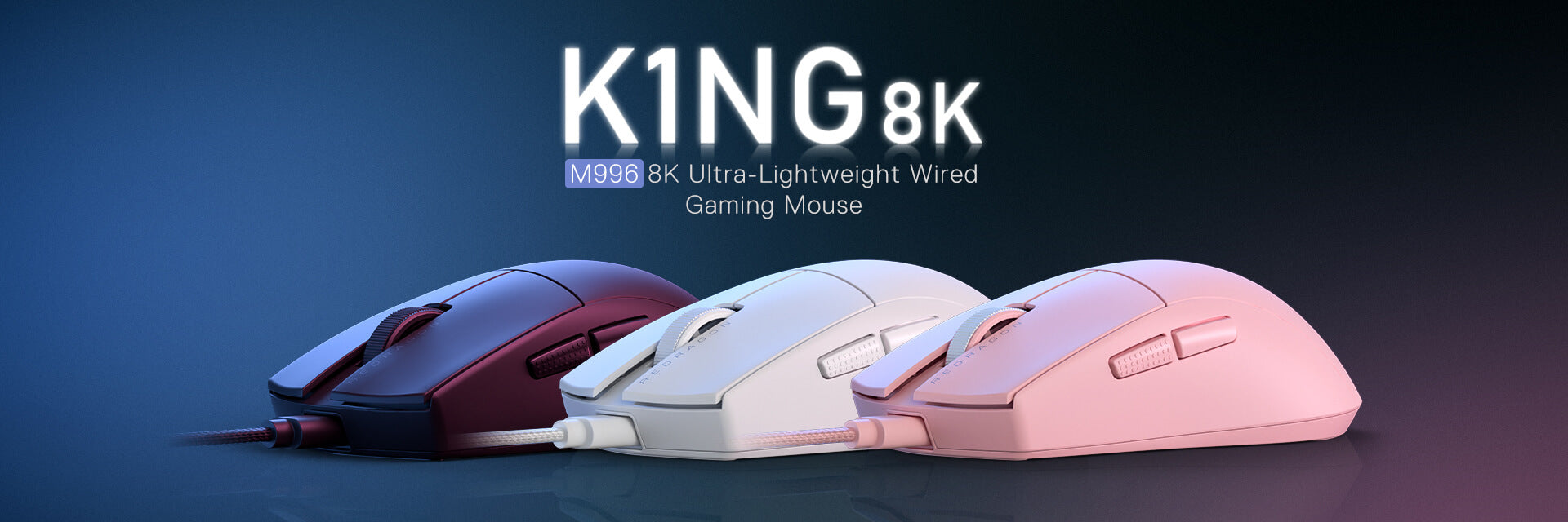 Redragon K1NG M996 8K Hz Wired Gaming Mouse