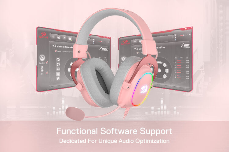 pink cute headphones