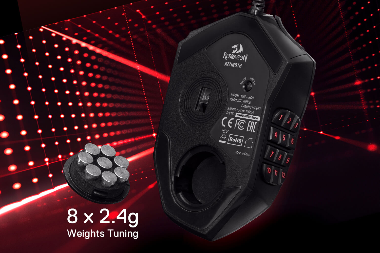 Redragon M921 MMO Gaming Mouse