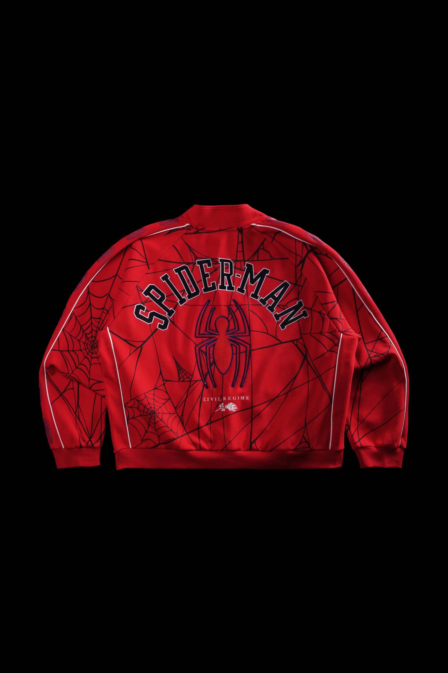 Spider Chaos Civil Track Jacket in E-Red