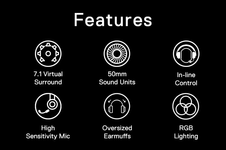 Redragon H312 Wired Gaming Headset, 7.1 Surround Sound, 50 mm Drivers, PU Leather Foam Ear Pads, Detachable Noise-canceling Microphone, Over-Ear Headphones Works for Mobile, PC/PS3/PS4/PS5