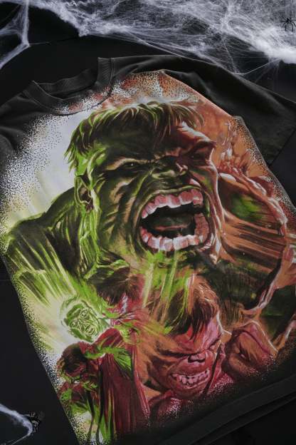 Hulk Rage American Classic Oversized Tee in Vintage Ashes