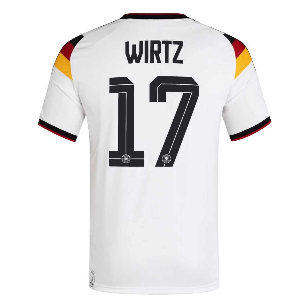 WIRTZ #17 Germany Home Soccer Jersey 2026 World Cup