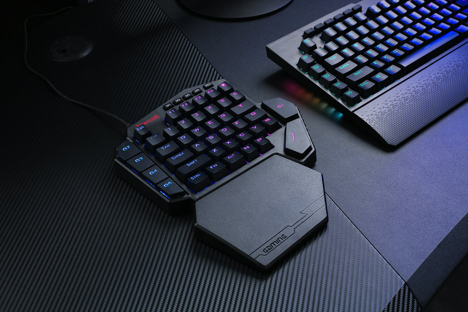 Redragon K585 DITI One-Handed RGB left handed gaming keyboard
